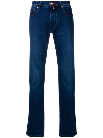 Jacob Cohen Straight Leg Jeans In Blue