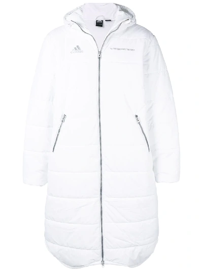 Gosha Rubchinskiy White Long Puffer Jacket