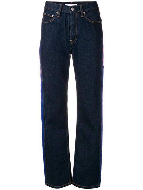 calvin klein side stripe pants