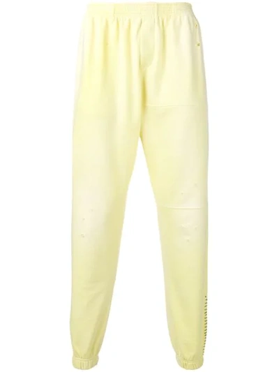 Vyner Articles Stitched Track Pants In Yellow