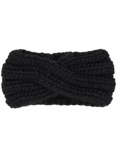 Eugenia Kim Knitted Hair Band In Black