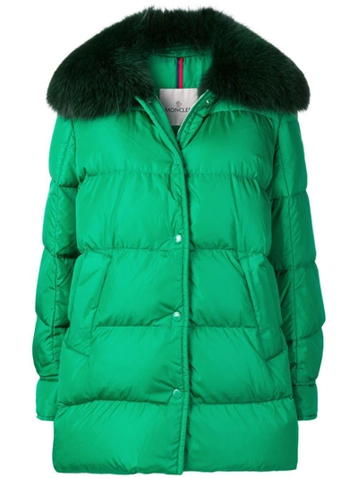 Moncler Mesange Padded Coat - Green