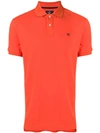 Hackett Embroidered Logo Polo Shirt - Orange