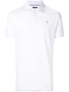 Hackett Embroidered Logo Polo Shirt - White