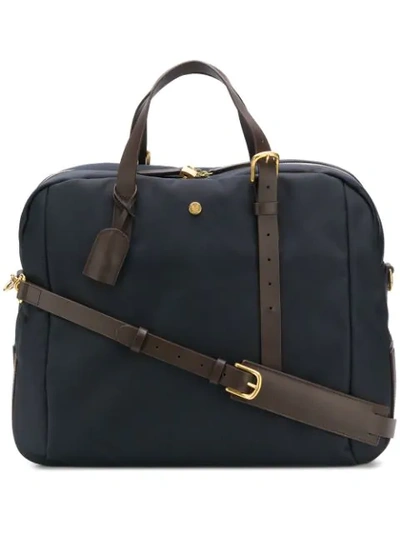 Mismo Contrast Handles Holdall - Blue