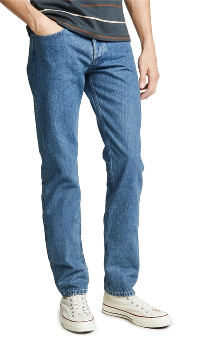 Apc Petit Standard Jeans In Indigo Delave