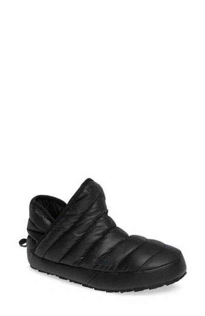 The North Face Thermoball(tm) Traction Bootie In Shiny Black/ Beluga Grey