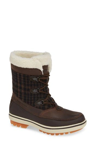 Helly Hansen Georgina Snow Waterproof Boot In Clay/ Coffee Bean