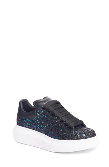 mcqueen black glitter