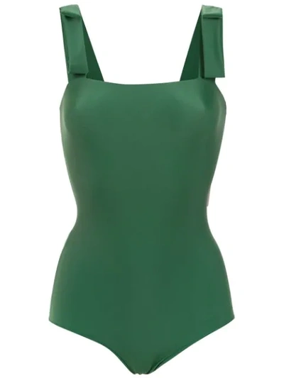 Adriana Degreas Bow Details Swimsuit - 绿色 In Green