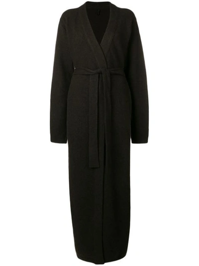 Ben Taverniti Unravel Project Unravel Project Long Knitted Robe - Brown