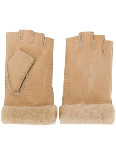 Gala Gloves Fingerless Gloves - Neutrals