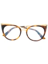 Cartier Panthère De  Glasses In Brown