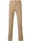 Incotex Slim-fit Trousers In Neutrals