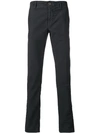 Incotex Straight Leg Trousers In Grey