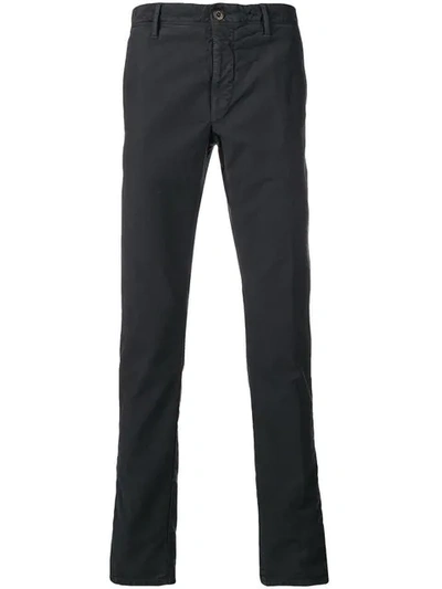 Incotex Straight Leg Trousers In Grey