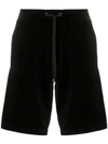 Versace Basic Track Shorts In Black