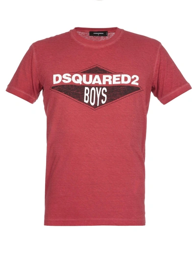 Dsquared2 Cotton T-shirt In Red