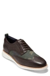 Cole Haan Grand Evolution Wingtip In Camo Textile/ Leather