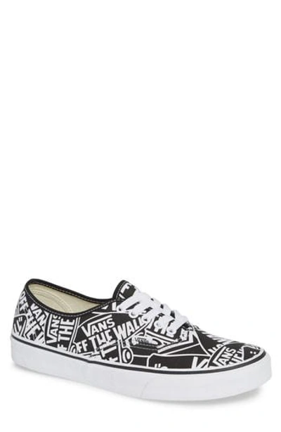 Vans Authentic Sneaker In Black/ White