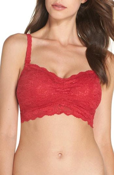 Cosabella 'never Say Never Mommie' Soft Cup Nursing Bralette In Mystic Red