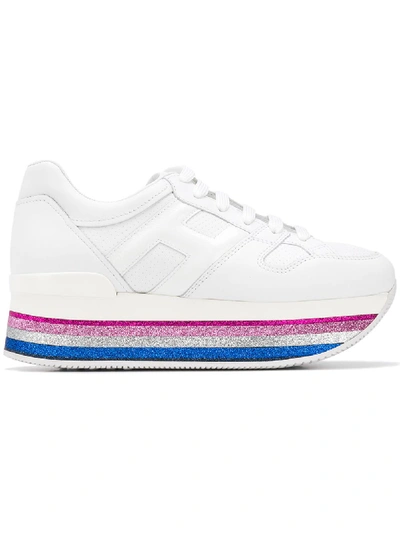 Hogan Maxi H222 Sneakers In White