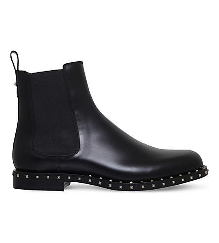 Valentino Garavani Beatle Boots In Nero | ModeSens