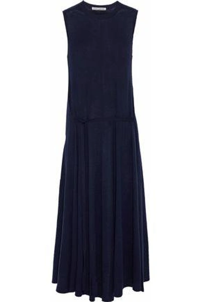 Autumn Cashmere Woman Cashmere Midi Dress Navy