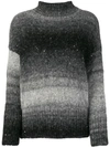 Snobby Sheep Degradé Sweater In Black