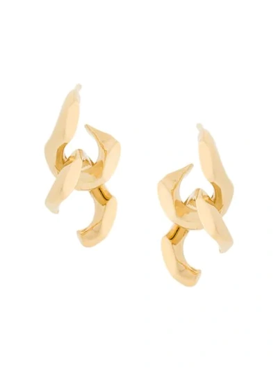 Annelise Michelson Tiny Dechainee Earrings In Gold