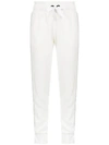 Andrea Bogosian Stripe Detail Joggers In White