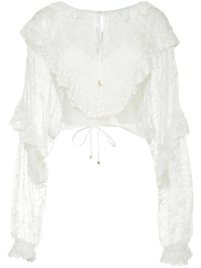 Alice Mccall Time Has Come Blouse In White