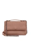 Bottega Veneta Baby Olimpia Leather Shoulder Bag In Rose