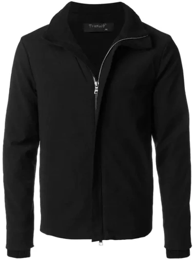 Transit Zipped Fleece Jacket - Black