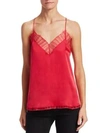 Iro Berwyn Silk Camisole In Coral