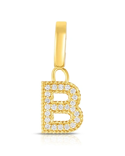 Roberto Coin 18k Gold & Diamond Letter B Charm