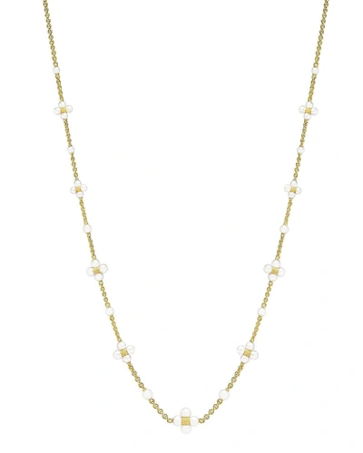 Paul Morelli 18k Gold Pearl Sequence Necklace