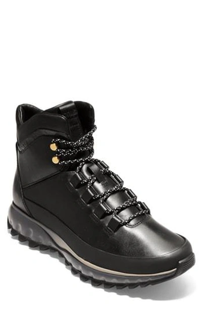 Cole Haan Zerogrand Explore Hiking Waterproof Boot In Black