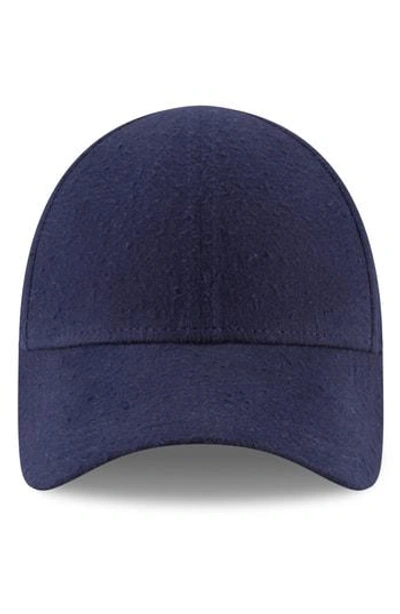 New Era 9forty Fleece Baseball Cap - Blue In Navy