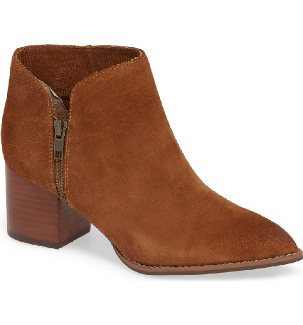 Seychelles Chaparral Bootie In Cognac Suede | ModeSens