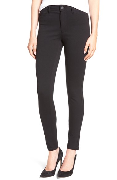 Paige Hoxton Ankle Ponte Pants In Black | ModeSens