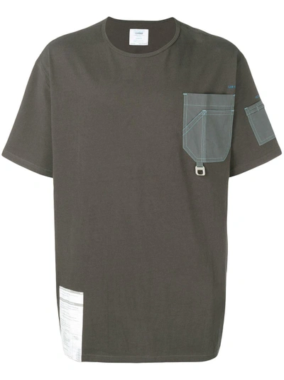C2h4 Chest Pocket T In Grey