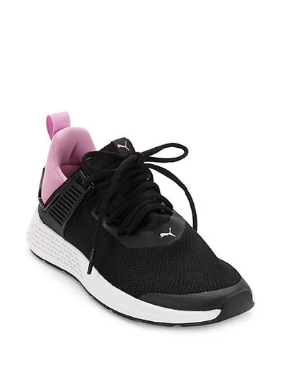 Puma Lace-up Low-top Sneakers In Black