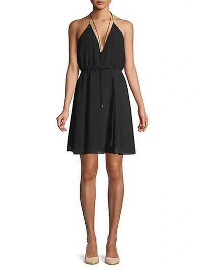 Haute Hippie The Harmony Sleeveless Knee-length Dress In Black