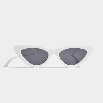 Le Specs | The Last Lolita Sunglasses In White Acetate