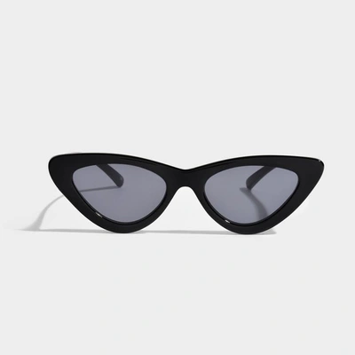 Le Specs The Last Lolita Adam Selman X  Luxe Sunglasses In Black Acétate