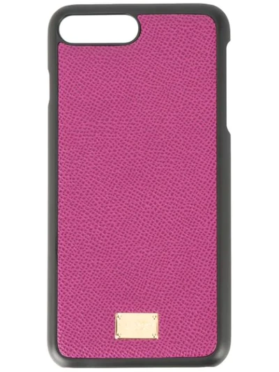 Dolce & Gabbana Iphone 8 Plus Case In Purple