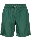 Dolce & Gabbana Drawstring Fitted Swim In Green