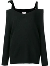 Red Valentino Pullover Mit Cut-outs In Black