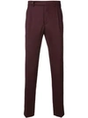Berwich Slim Fit Trousers In Red